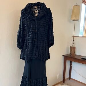 Black Tiered Maxi Skirt - Classic Women's Skirt